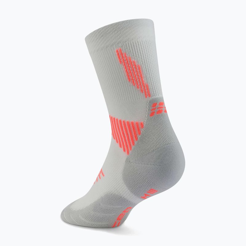 Vyriškos kompresinės kojinės CEP Run Mid Cut 5.0 grey 3