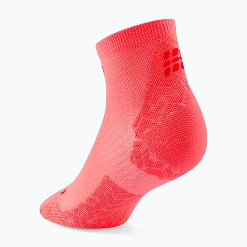Moteriškos kojinės CEP Ultralight Low Cut 4.0 neon coral/red 3