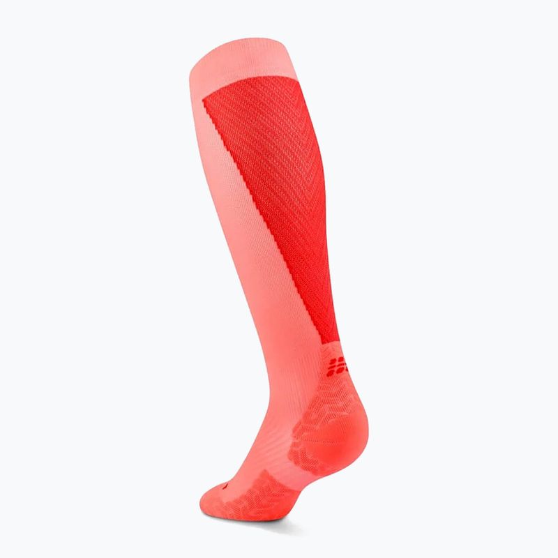 Vyriškos kojinės CEP Ultralight Tall 4.0 neon coral/red 3