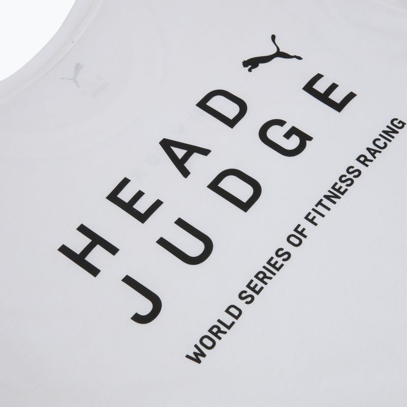 Vyriški treniruočių marškinėliai PUMA Hyrox Head Judge white 4