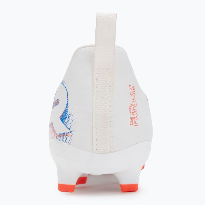 Vaikiški futbolo bateliai PUMA Future 8 Match LL FG/AG Jr puma white/puma black/glowing red 6