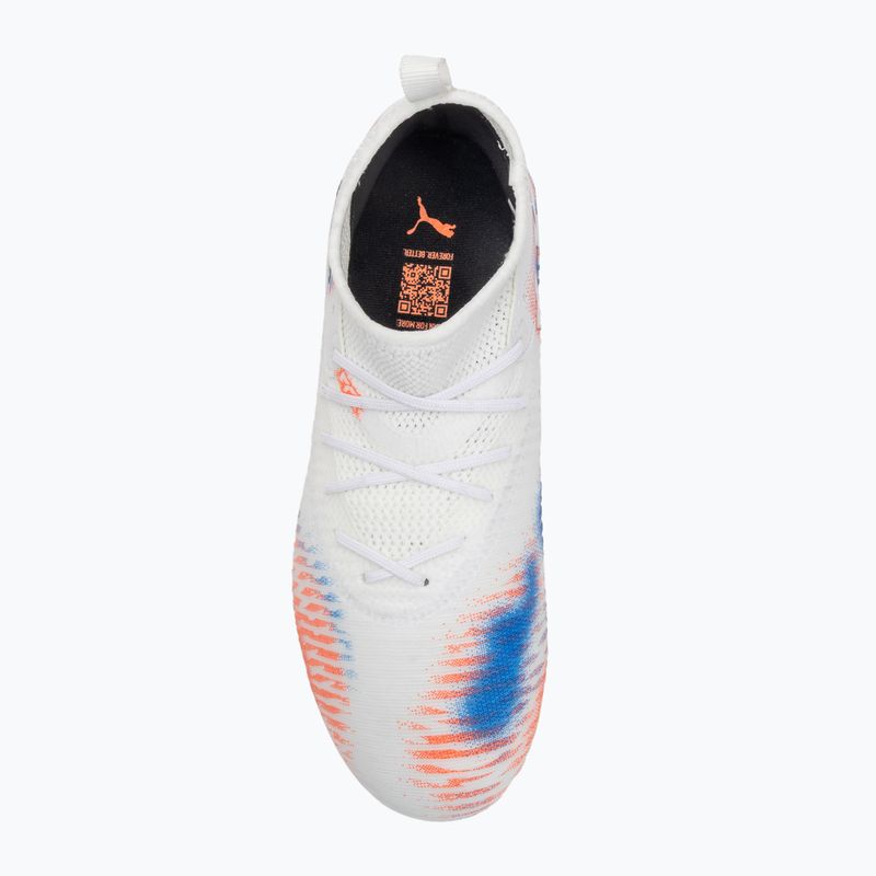 Vaikiški futbolo batai PUMA Future 8 Match FG/AG Jr puma white/puma black/glowing red 5