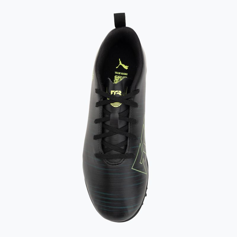 Vaikiški futbolo bateliai PUMA Future 8 Play TT Jr puma black/fizzy light/green terrain 5