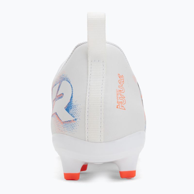 Vaikiški futbolo bateliai PUMA Future 8 Play FG/AG Jr puma white/puma black/glowing red 6