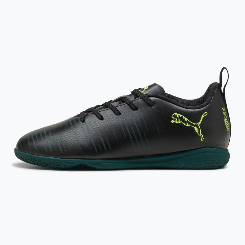 Vaikiški futbolo bateliai PUMA Future 8 Play It Jr puma black/fizzy light/green terrain 8