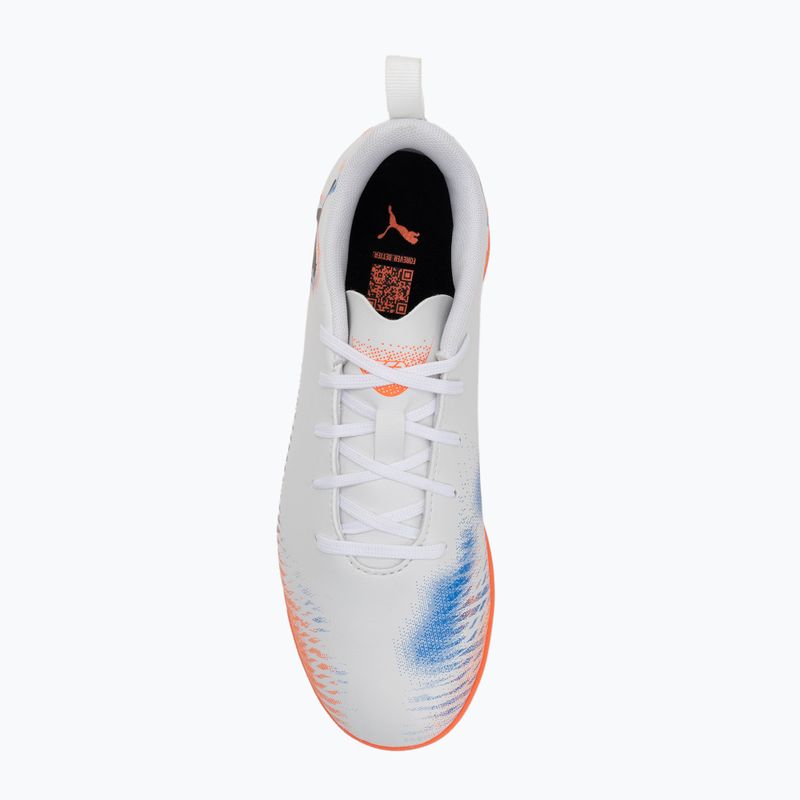 Vaikiški futbolo bateliai PUMA Future 8 Play It Jr puma white/puma black/glowing red 5