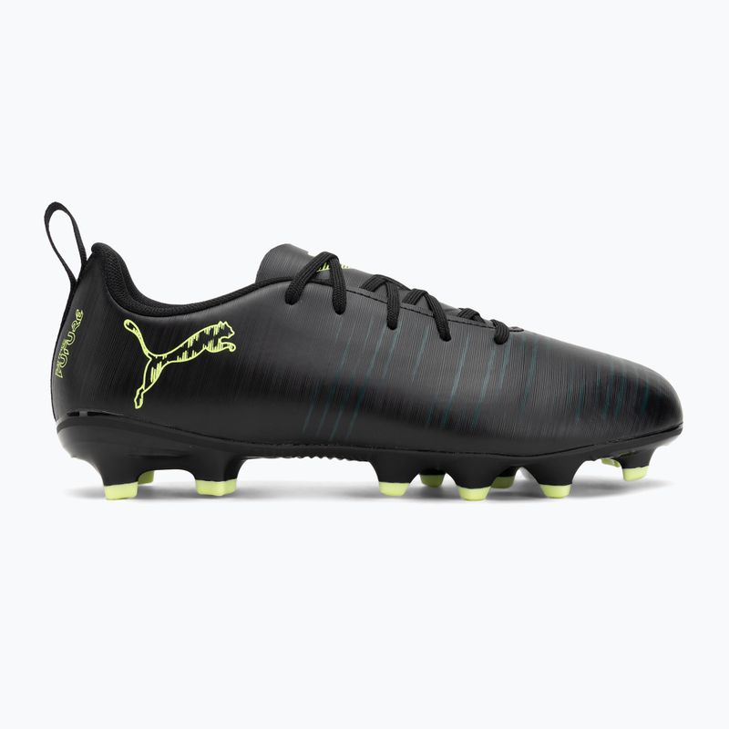 Vaikiški futbolo bateliai PUMA Future 8 Play FG/AG Jr puma black/fizzy light/green terrain 2