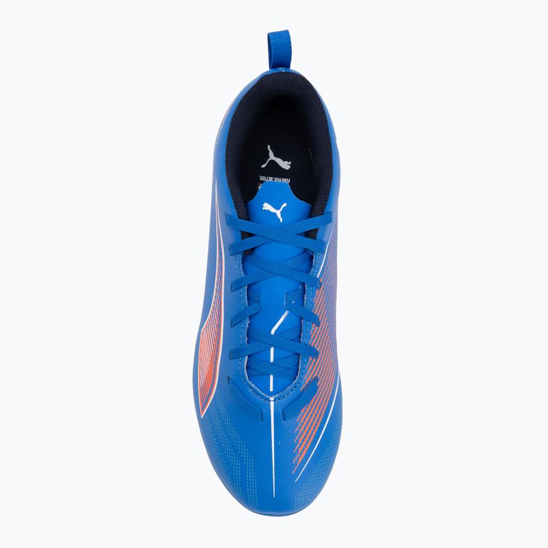 Vaikiški futbolo batai PUMA Ultra 6 Play FG/AG Jr ultra blue/puma white/glowing red 5