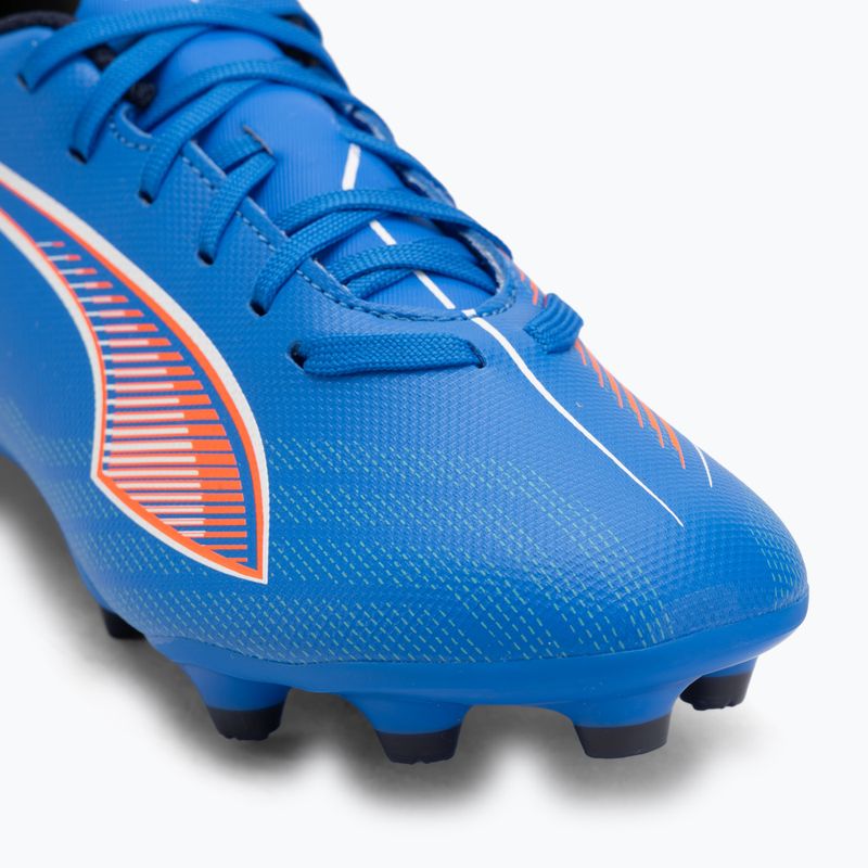 Vaikiški futbolo batai PUMA Ultra 6 Play FG/AG Jr ultra blue/puma white/glowing red 7