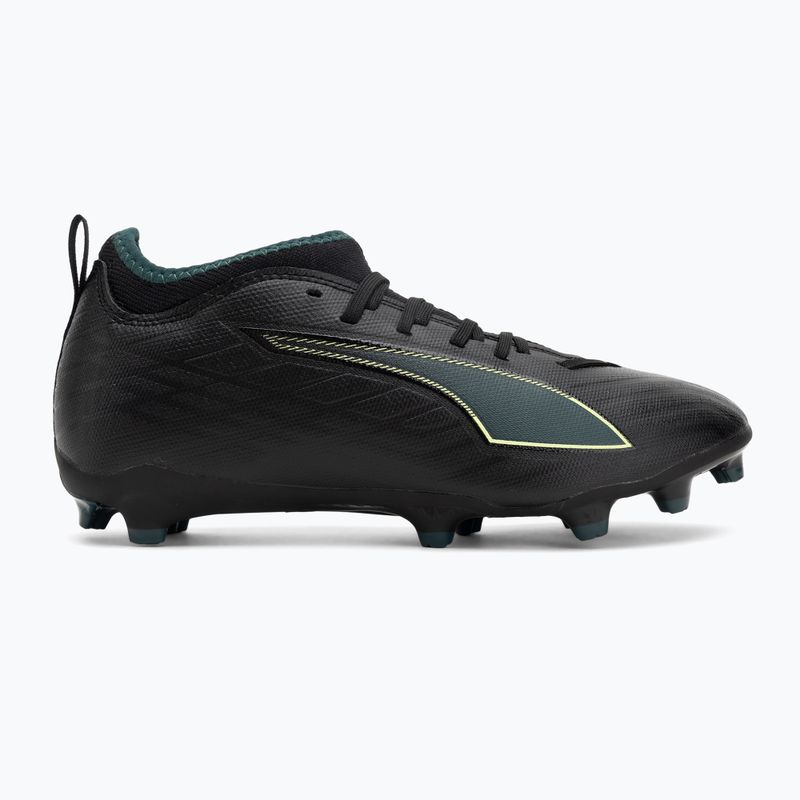 Vaikiški futbolo batai PUMA Ultra 6 Match FG/AG Jr puma black/fizzy light/green terrain 2