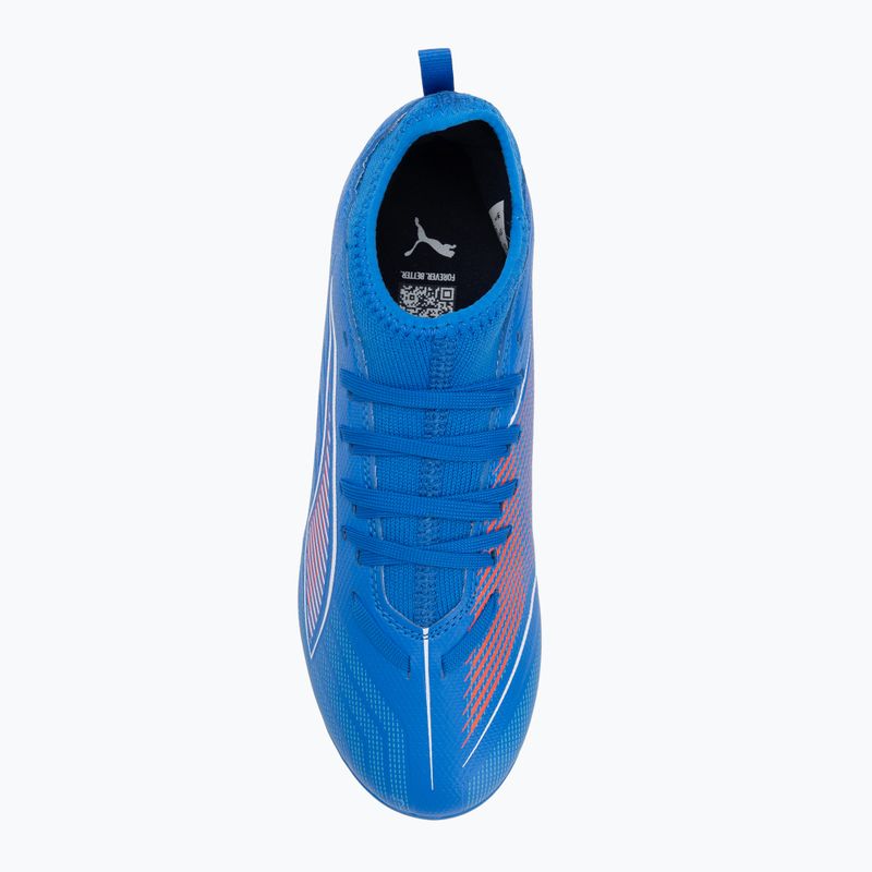 Vaikiški futbolo batai PUMA Ultra 6 Match FG/AG Jr ultra blue/puma white/glowing red 5