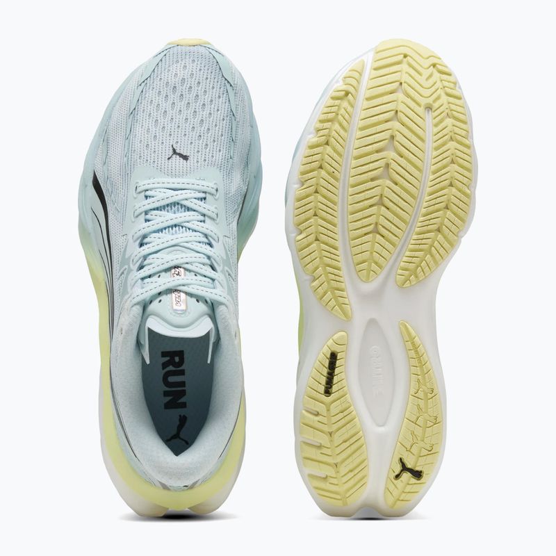 Moteriški bėgimo batai Puma Velocity Nitro 4 sea glass / gold moon 12