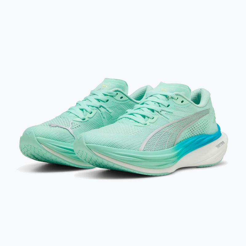 Moteriški bėgimo bateliai PUMA Deviate Nitro 3 mint melt/speed blue 4