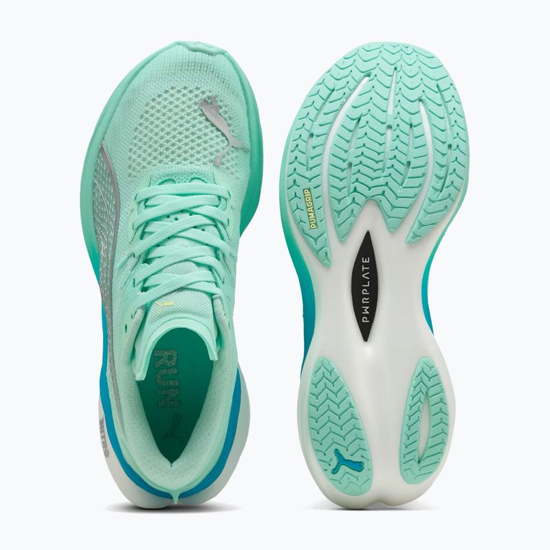 Moteriški bėgimo bateliai PUMA Deviate Nitro 3 mint melt/speed blue 5