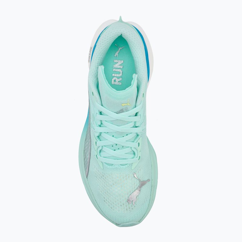 Moteriški bėgimo bateliai PUMA Deviate Nitro 3 mint melt/speed blue 5