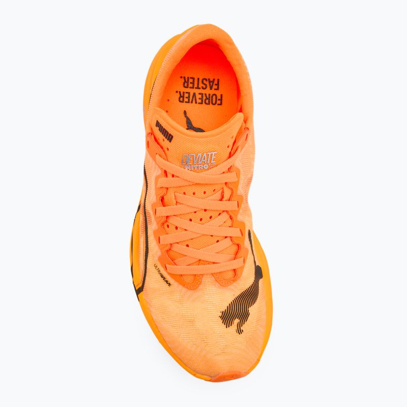 Moteriški bėgimo batai PUMA Deviate Nitro Elite 3 heat fire/puma black 5