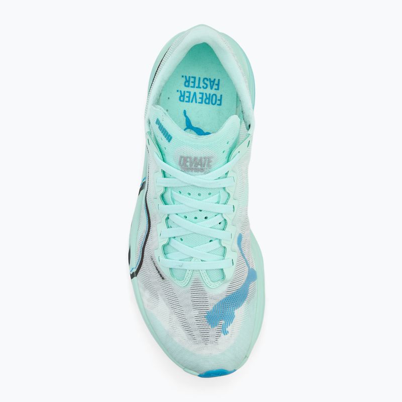 Moteriški bėgimo bateliai PUMA Deviate Nitro Elite 3 mint melt/speed blue 5