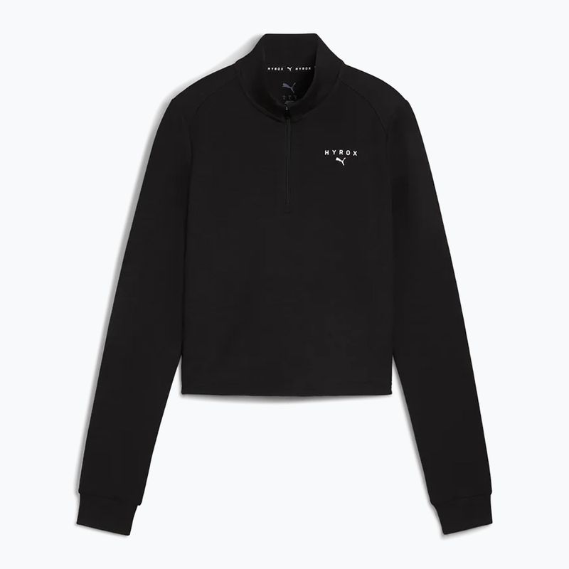 Moteriškas džemperis Puma Hyrox Cloudspun 1/4 Zip puma black 5