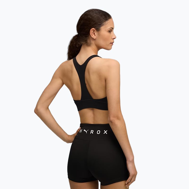 Sportinė liemenėlė PUMA x HYROX Shapeluxe aukštu kaklu juoda 3