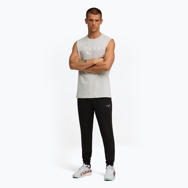 Vyriški treniruočių marškinėliai PUMA x HYROX Cutoff Tank pilki 2