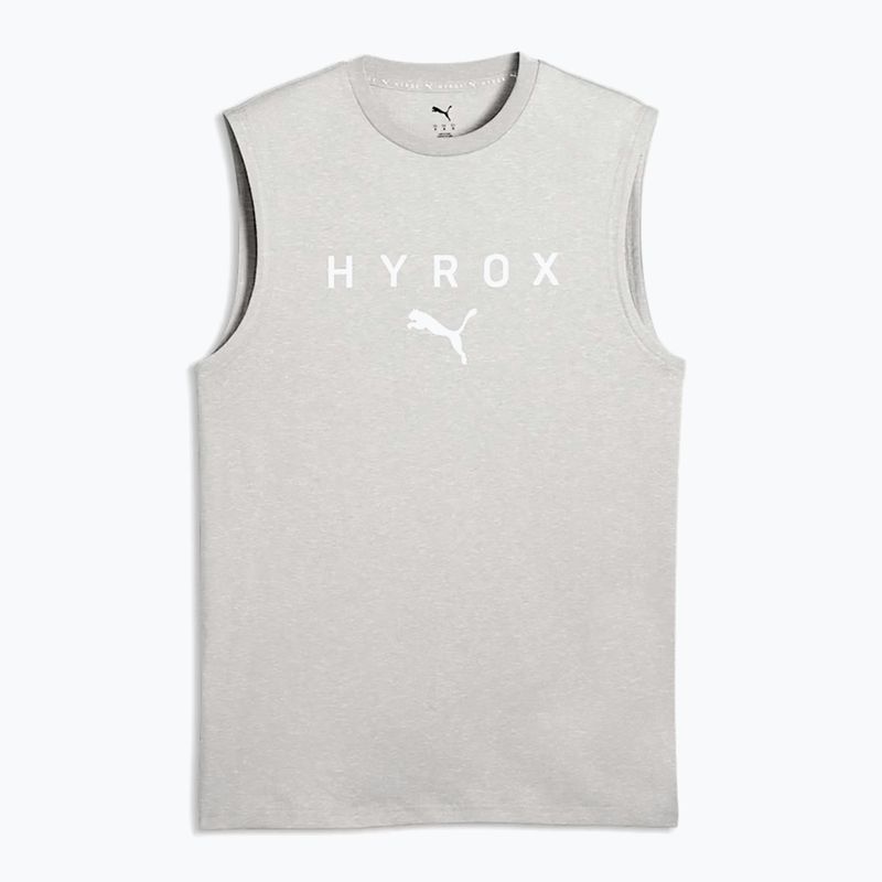Vyriški treniruočių marškinėliai PUMA x HYROX Cutoff Tank pilki 4