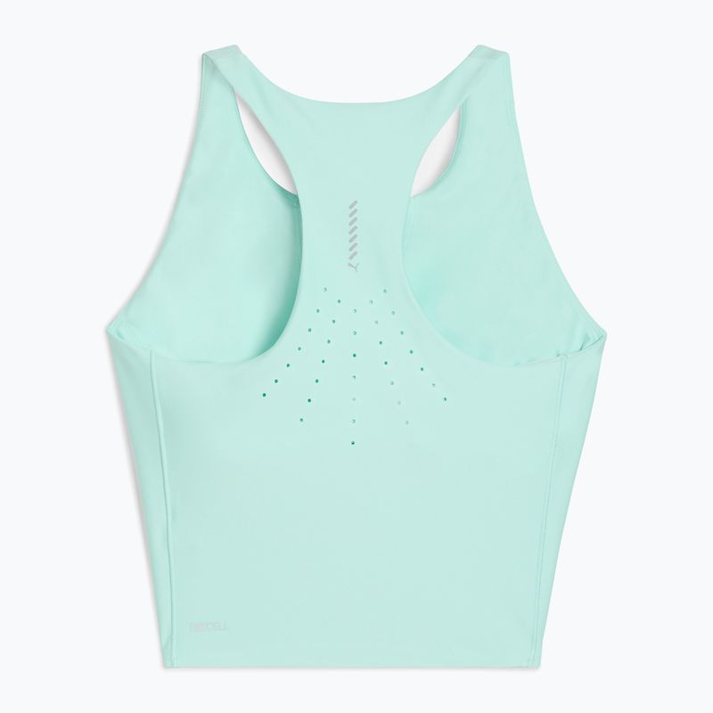 Moteriškas bėgimo topas PUMA Raceday Ultraform Crop mint melt 2