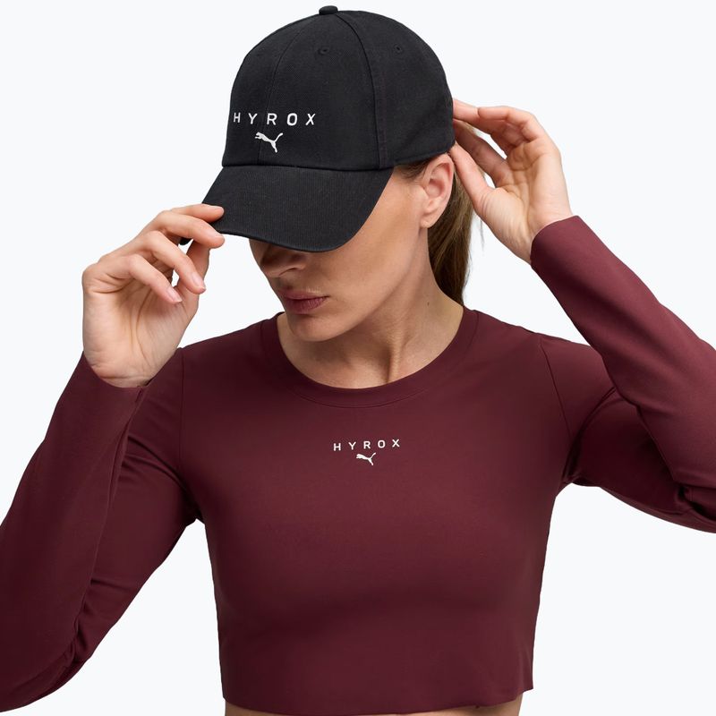 Kepurė su snapeliu PUMA x HYROX BB juoda 3