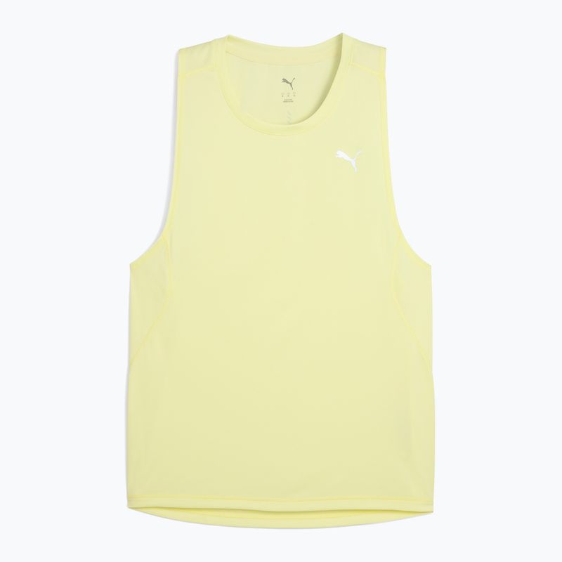 Vyriški bėgimo marškinėliai PUMA Velocity Tank Poly gold moon