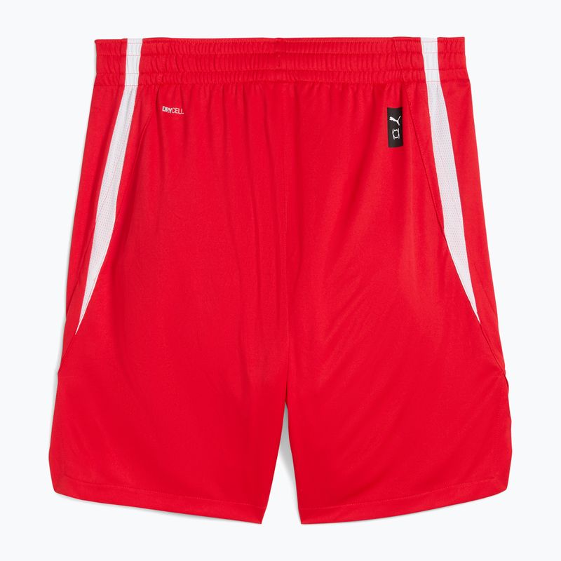 Vyriški krepšinio šortai PUMA teamJAWS Starter for all time red 2