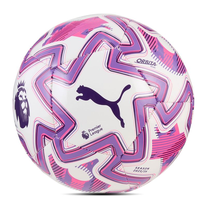 PUMA Orbita Mini PL Brilliance mini futbolo kamuolys puma white/multicolor 4