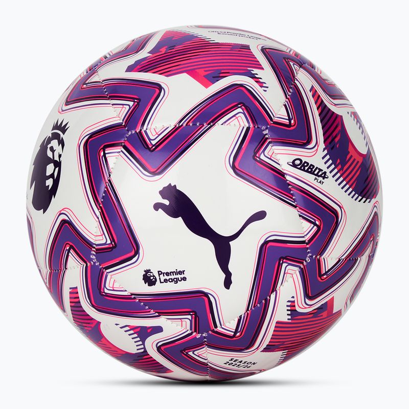 PUMA Orbita Play PL Brilliance futbolo kamuolys puma baltas/daugiaspalvis dydis 3