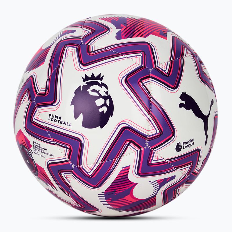 PUMA Orbita Play PL Brilliance futbolo kamuolys puma baltas/daugiaspalvis dydis 3 2