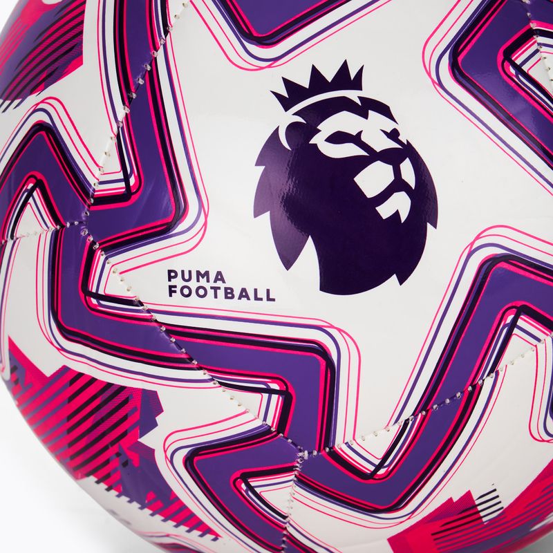 PUMA Orbita Play PL Brilliance futbolo kamuolys puma balta/daugiaspalvė dydis 4 3