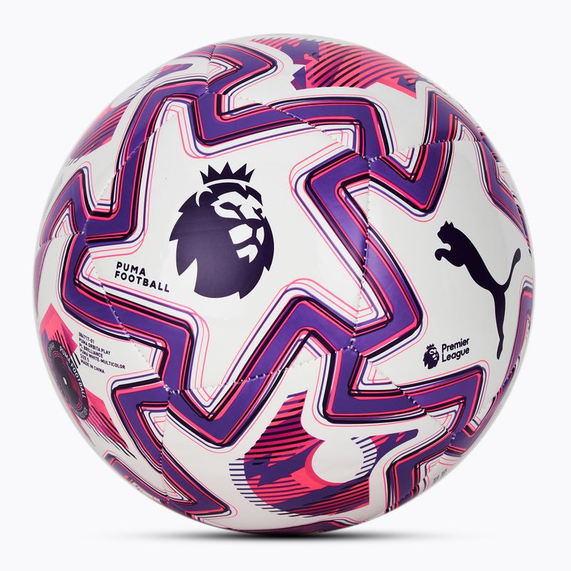 PUMA Orbita Play PL Brilliance futbolo kamuolys puma balta/daugiaspalvė dydis 5 2