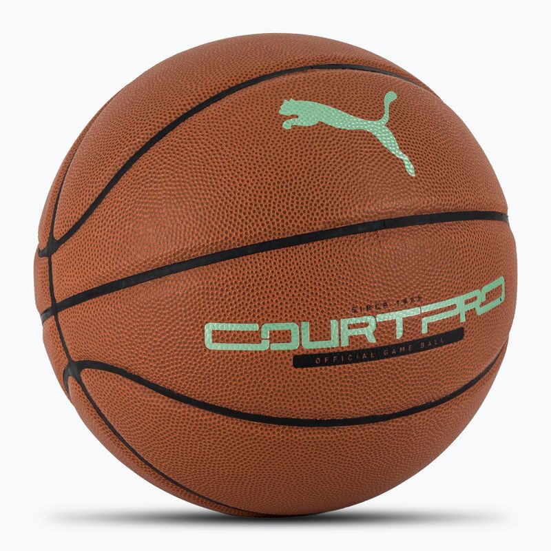 PUMA teamJAWS Court Pro Krepšinio krepšinio odinis rudas/tamsus šešėlis dydis 7 2