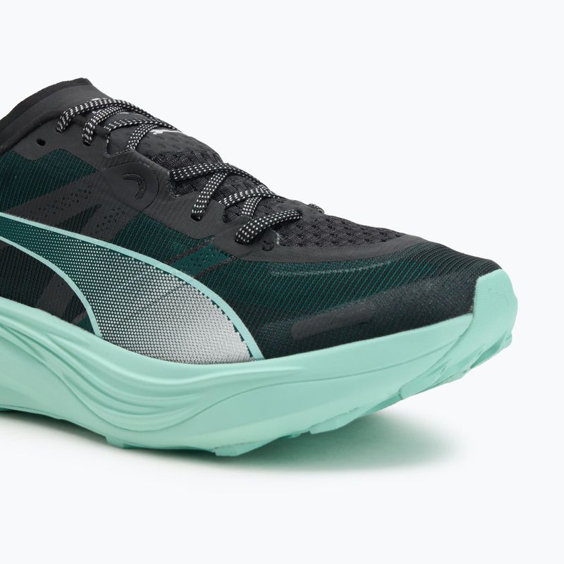 Vyriški PUMA Deviate Nitro Elite Trail green terrain / mint melt bėgimo bateliai 7