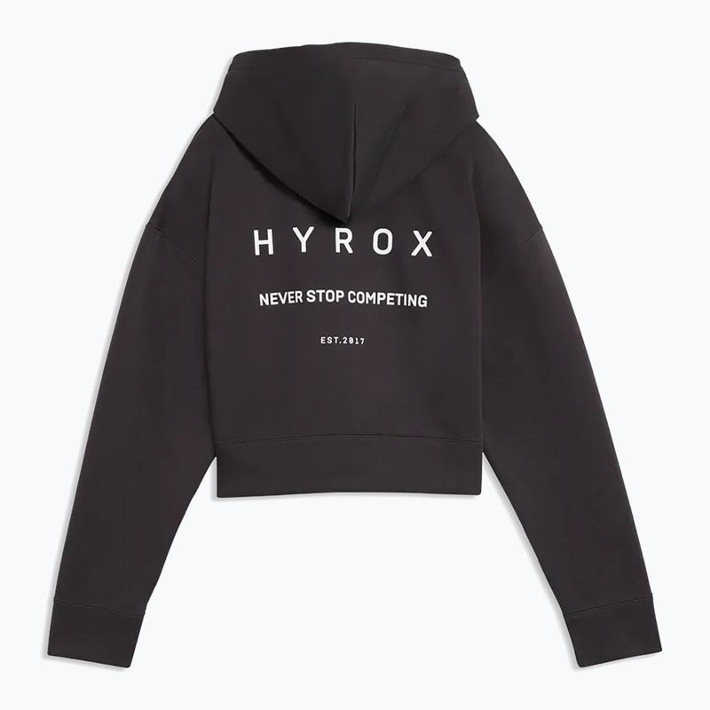 Moteriškas džemperis PUMA x HYROX World Cropped Hoodie juoda/balta 2