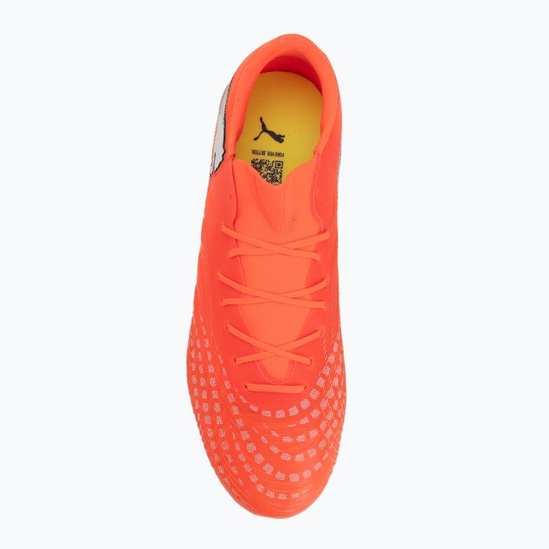 Futbolo bateliai PUMA Future 9 Match Fusion FG/AG glowing red/puma white/puma black/puma silver 5