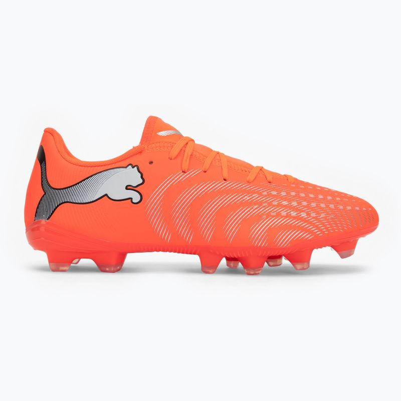 Futbolo bateliai PUMA Future 9 Play FG/AG glowing red/puma white/puma black/puma silver 2
