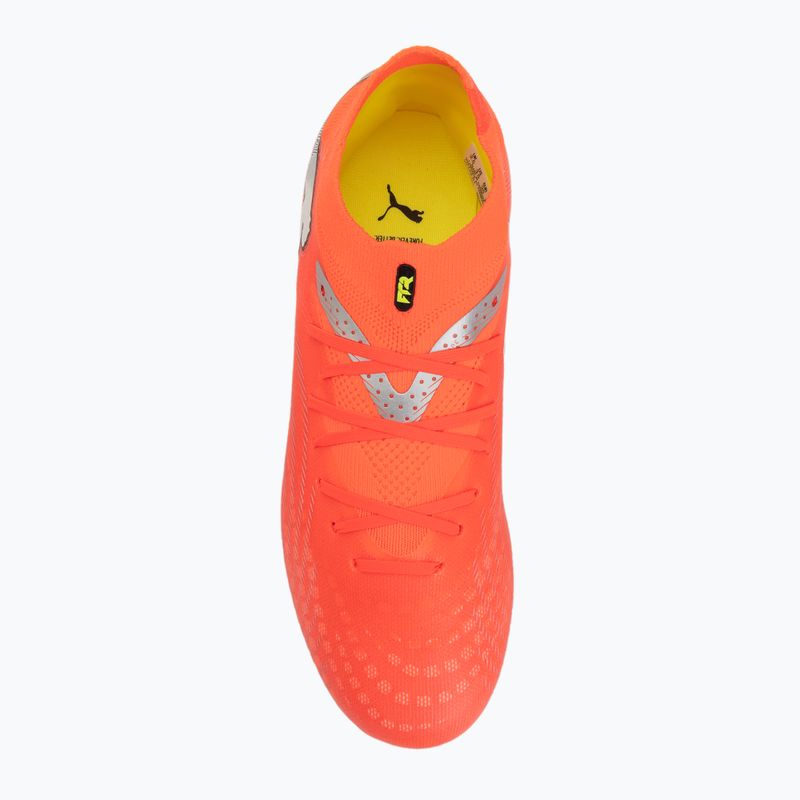 Vaikiški futbolo bateliai PUMA Future 9 Pro FG/AG Jr glowing red/puma white/puma black/puma silver 5