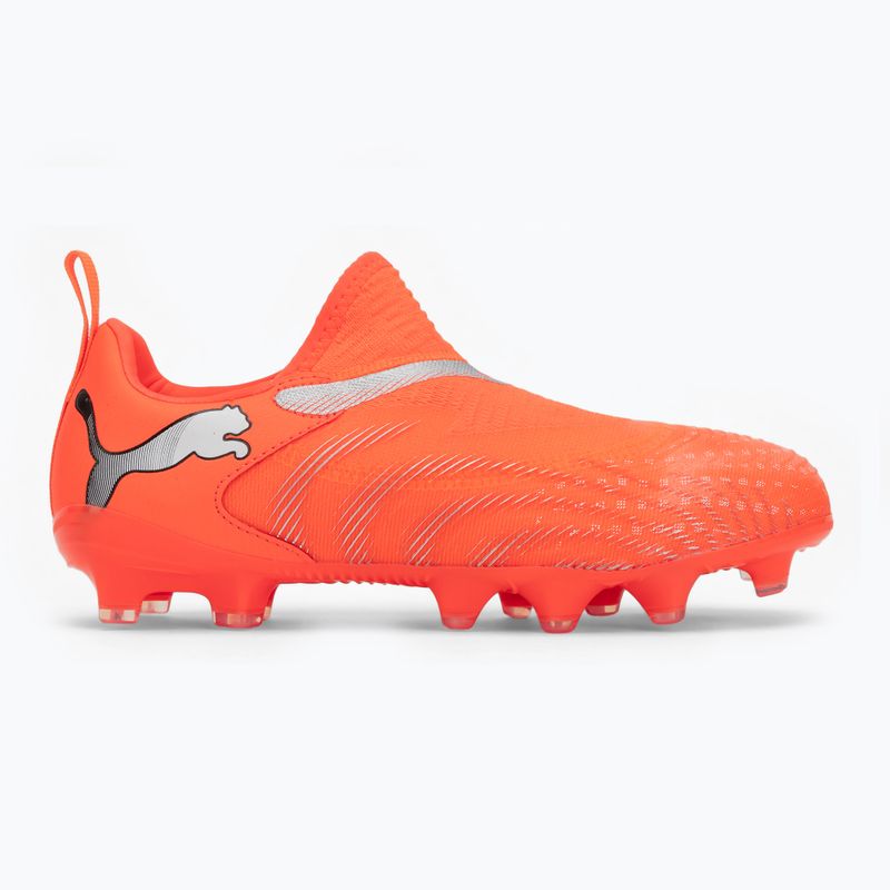 Vaikiški futbolo bateliai PUMA Future 9 Match LL FG/AG Jr glowing red/puma white/puma black/puma silver 2