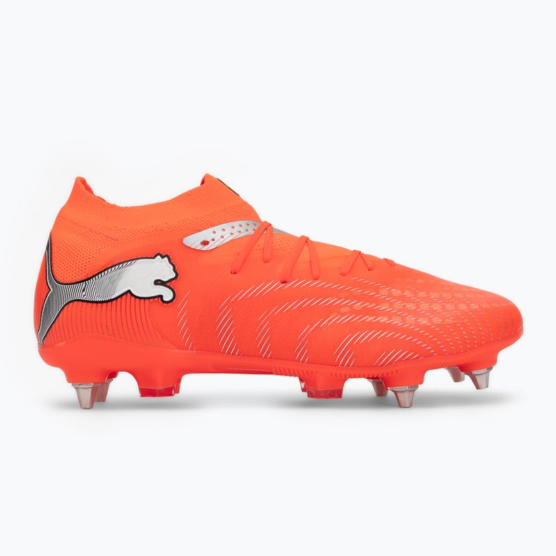 Vyriški futbolo bateliai PUMA Future 9 Pro MxSG glowing red/puma white/puma black/puma silver 2