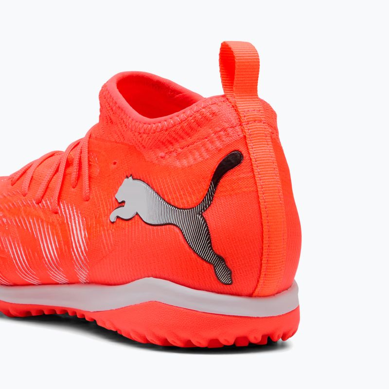 Futbolo bateliai PUMA Future 9 Match TT + Mid Jr glowing red/puma white/puma black/puma silver 8