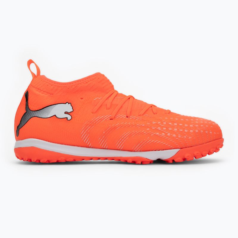Futbolo bateliai PUMA Future 9 Match TT + Mid Jr glowing red/puma white/puma black/puma silver 2