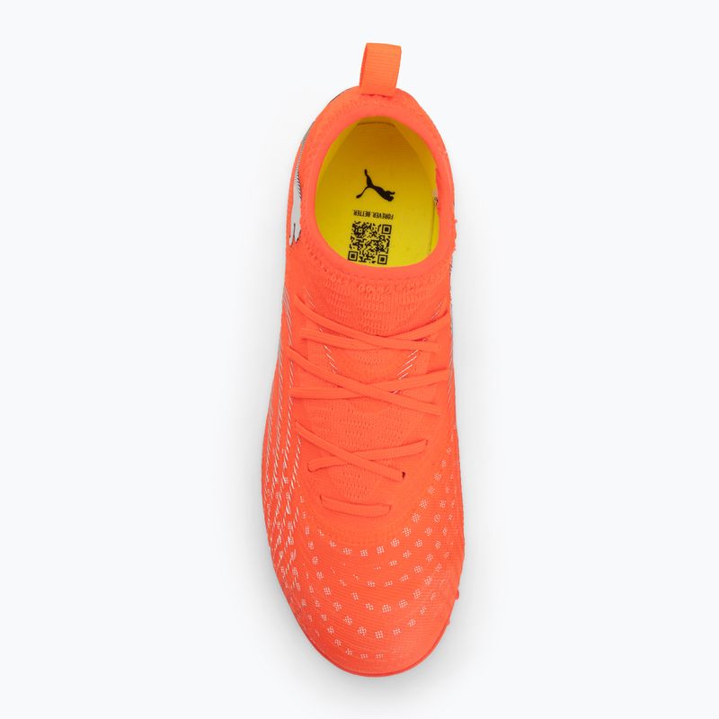 Futbolo bateliai PUMA Future 9 Match TT + Mid Jr glowing red/puma white/puma black/puma silver 5