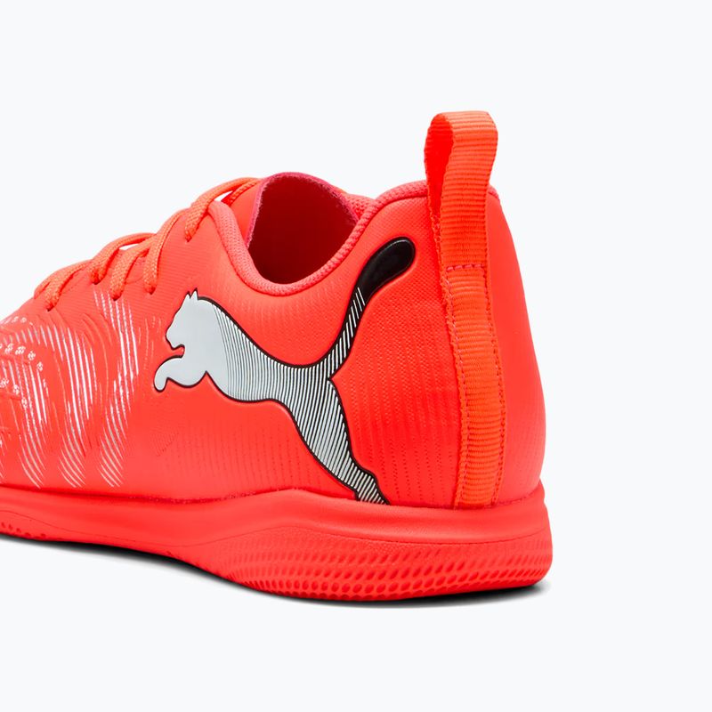Vaikiški futbolo bateliai PUMA Future 9 Play IT Jr glowing red/puma white/puma black/puma silver 8