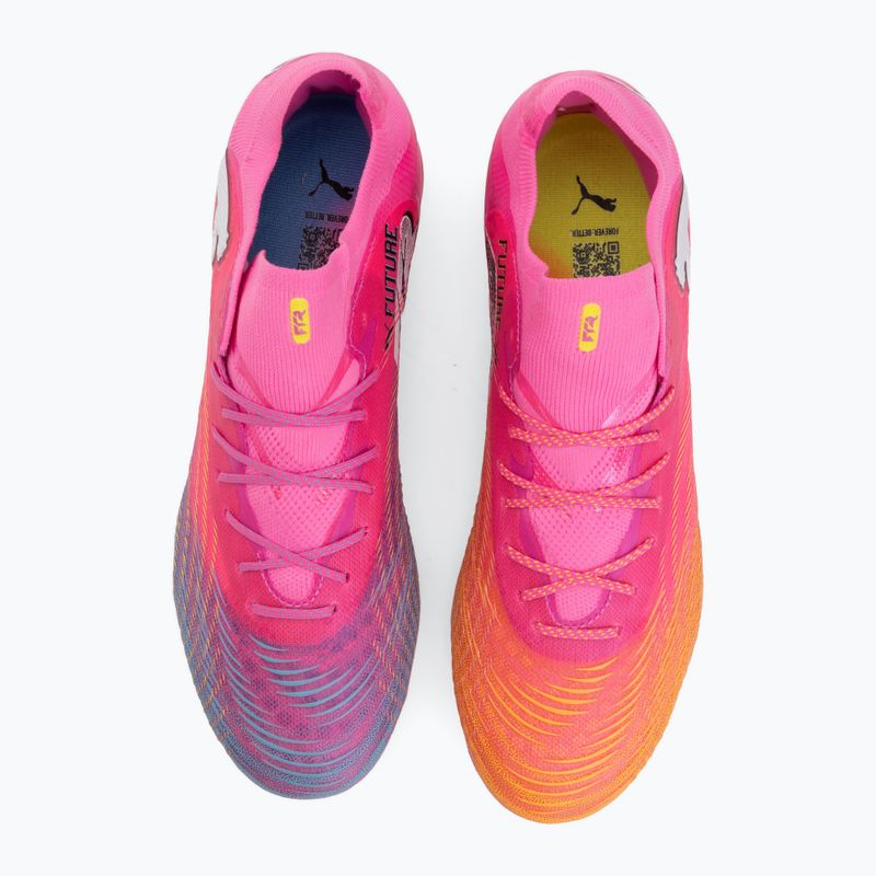 Futbolo batai PUMA Future 9 Fusion FG/AG poison pink/sun stream/bright aqua/puma white 5
