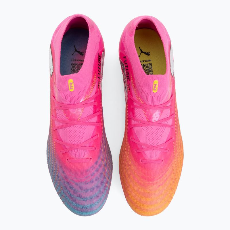Futbolo batai PUMA Future 9 Pro FG/AG poison pink/sun stream/bright aqua/puma white 5