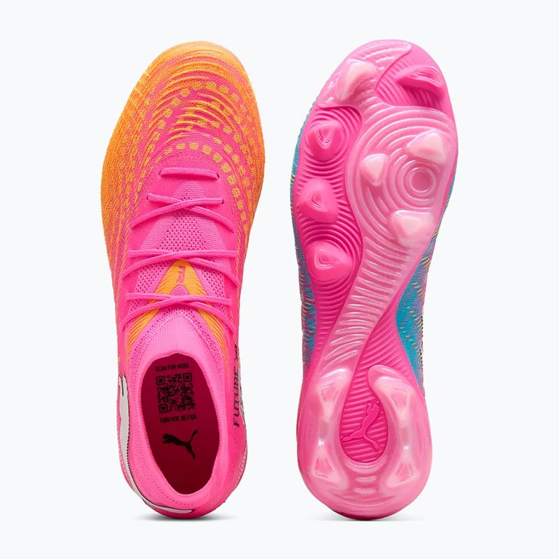 Futbolo batai PUMA Future 9 Match FG/AG poison pink/puma white/sun stream/bright aqua/puma black 3