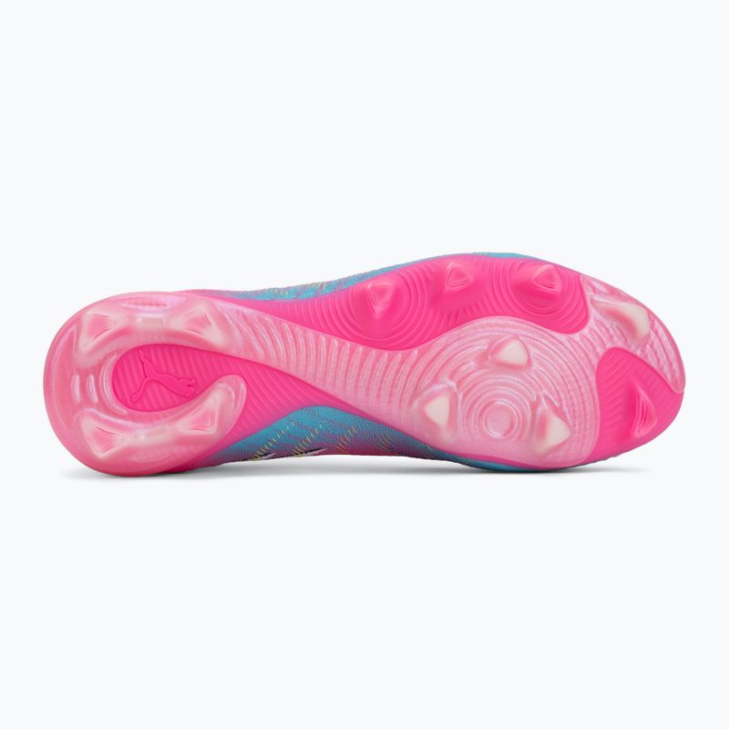 Futbolo batai PUMA Future 9 Match Fusion FG/AG poison pink/puma white/sun stream/bright aqua/puma black 4